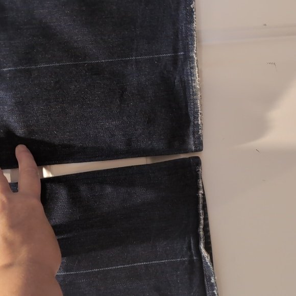 7 For All Mankind Women's Boot Cut Jeans - Dark Blue - Picture 9 of 9